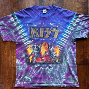 Vintage Kiss Tye Dye Band Tee